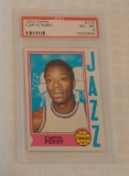 Vintage 1974-75 Topps NBA Basketball Card #119 Curtis Perry Jazz PSA GRADED 8 NRMT MINT