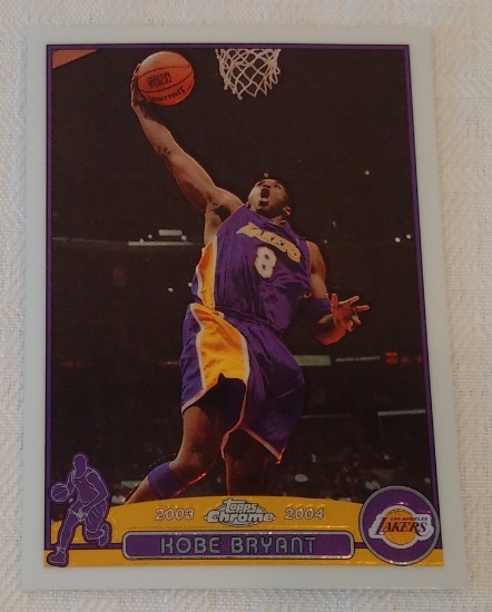 2003-04 Topps Chrome NBA Basketball Card #36 Kobe Bryant Lakers HOF Gradeable