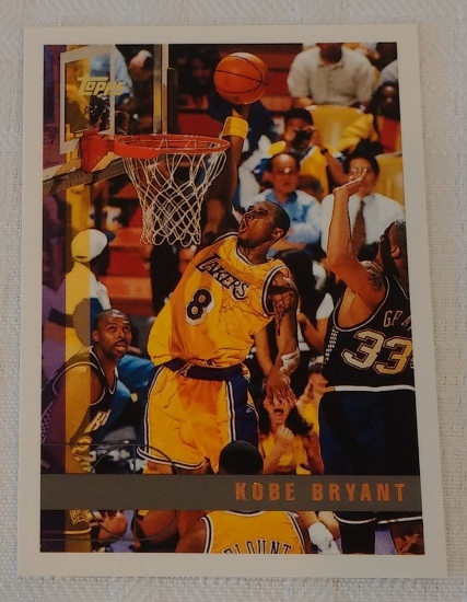 1997-98 Topps NBA Basketball Card #171 Kobe Bryant Lakers HOF Gradeable 2nd Year Centered