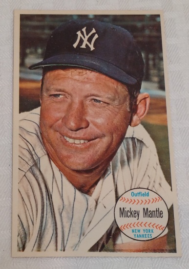 Vintage 1964 Topps Baseball Card Giant #25 Mickey Mantle Yankees HOF Centered