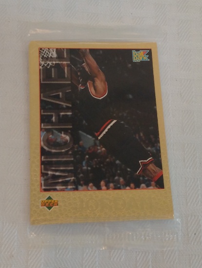 1996 Ballpark NBA Basketball Gold Michael Jordan 5 Card Set Mail In Promo Factory Sealed Bulls HOF