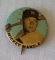 Vintage 1950s 1960s Baseball Stadium Pin Button Small 1-3/4'' Mickey Mantle Yankees HOF Blue