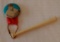 Vintage Mickey Mantle Yankees Stadium Pin Button Charm Ribbon Baseball Bat Premium