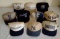 10 Different Vintage 1990s 2000s New York Yankees Snapback Hat Cap Lot Various Brands Styles MLB