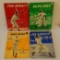 4 Barnes All Star Library Baseball Star Hardback Book Lot DiMaggio Pafko Musial Kiner