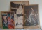 3 Large Vintage Mickey Mantle Yankees Poster Lot Taped Onto Cardboard 1960s Requena Renselaar