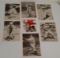 6 Vintage 1940s Baseball 6.5x9 B/W Photo Premium Unknown Team Issue Picture Pack Lot Dom Doerr MLB