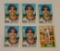 6 Vintage 1982 & 1987 Topps Traded Reggie Jackson Baseball Card Lot Angels A's