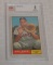 Vintage 1961 Topps Baseball Card #448 Del Rice Beckett GRADED 8 NRMT MINT Angels Slabbed High Grade