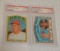 2 Vintage 1972 Topps Baseball Card Pair Lot PSA GRADED 6 EX-MT Sparky Anderson Pirates Rookies