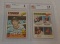 2 Vintage 1977 Topps Baseball Rookie Card Pair Andre Dawson & Mark Fidrych 5 & 5.5 EX
