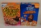 2 Modern Sealed Collectible Full Cereal Box Lot Kellogg's Shaq 2022 Travis Scott Reese's Puffs 2020