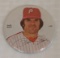 Vintage Baseball Stadium Pin Button 3'' Round MLB Pete Rose Phillies Reds #149