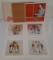 Norman Rockwell Four Seasons In Sports Foil Art Print Set Original Mailer Envelope Etched