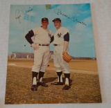 Vintage 1964 Mickey Mantle Roger Maris Pan American Photo 8x10 Color Yankees Requena