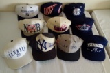 10 Different Vintage 1990s 2000s New York Yankees Snapback Hat Cap Lot Various Brands Style Baseball