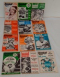 Vintage 1972 Baseball Digest Magazine Complete 12 Issue Lot Clemente Allen Cash Frank Robinson
