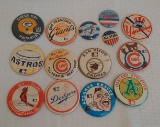 Vintage 1970s 1980s Pin Button Lot Baseball Football NFL Single Bar Helmet