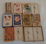Sealed Sports Playing Card Deck Lot Mickey Mantle Yankees Phillies NFL Green Bay Packers