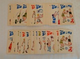 Vintage 1974 Fleer Laughlin The Shots Basketball 21 Card Complete Set w/ Many Extras Oddball Issue