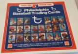Vintage 1980 Topps Burger King Baseball Card Window Plastic Store Poster Phillies MLB Promo 25x28