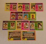 10 Vintage 1975 Topps Mini Baseball Card Lot Stars HOFers