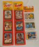 3 Baseball Rack Grocery Pack Sealed Lot 1987 Donruss 1989 Topps Stars HOFers Showing