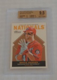 2013 Topps Heritage Baseball Card #BH Bryce Harper Nationals Phillies BGS GRADED 9.5 GEM MT New Age