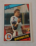 Key Vintage 1984 Topps NFL Football Rookie Card #63 John Elway Broncos HOF Nice