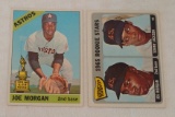 Key Vintage 1965 & 1966 Topps Baseball Rookie Card & 2nd Year Rookie Cup Joe Morgan Astros