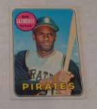 Vintage 1969 Topps Baseball Card #50 Roberto Clemente Pirates HOF Solid