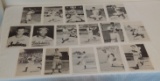 16 Vintage 1940s Indians 6.5x9 B/W Photo Premium Unknown Team Issue Picture Pack Doby Feller Wynn