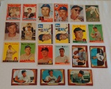 Vintage 1950s Topps Bowman Baseball Card Lot 1953 George Kell HOF 1955 Kluszewski Skowron