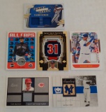 Baseball Insert Relic Game Used Jersey Bat Card Lot Maddux Seaver Piazza Guerrero