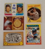 Brooks Robinson Orioles HOF Baseball Card Lot Vintage 1959 Topps 1975 Home Run Coin Insert