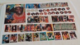 Michael Jordan Card Sticker Coin Token Pog Magazine Uncut Lot Baseball NBA Basketball Topps Kids