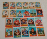 Vintage 1970 & 1971 Topps NFL Football Card Lot Stars HOFers Rookie