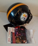 Deshea Townsend Autographed Signed Micro Riddell NFL Football Steelers Helmet JSA COA
