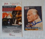 Tex Schramm Autographed Signed On Card Auto 1991 Pro Set NFL Football JSA COA Cowboys HOF