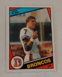 Key Vintage 1984 Topps NFL Football Rookie Card #63 John Elway Broncos HOF