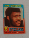 Key Vintage 1971 Topps NFL Football Rookie Card #245 Mean Joe Greene Steelers HOF