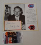 Waite Hoyt Autographed Signed Photo Reds Baseball HOF JSA COA