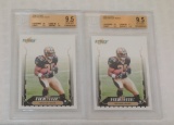 2 BGS GRADED 9.5 GEM MINT Reggie Bush Rookie Card Lot RC Saints USC Score NFL Football