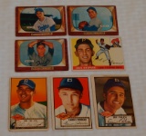 Vintage Topps Bowman Baseball Card Lot 1952 1955 1956