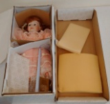 Franklin Mint Porcelain Doll w/ Box Accessories Inserts #4