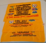 3 Different Pittsburgh Steelers Terrible Towel Lot Super Bowl NFL Football