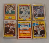 6 Different Vintage 1980s Drake's Promo Baseball Card Set Lot Many Stars HOFers
