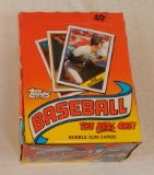 1988 Topps MLB Baseball Wax Box 36 Factory Sealed Packs Stars Rookies HOFers