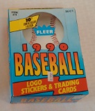 1990 Fleer Baseball Card Complete Wax Box 36 Packs Potential GEM MINT Stars Thomas Sosa Griffey Jr