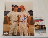 Bucky Dent Autographed Signed 8x10 Color Photo w/ Mickey Mantle JSA COA MLB Baseball